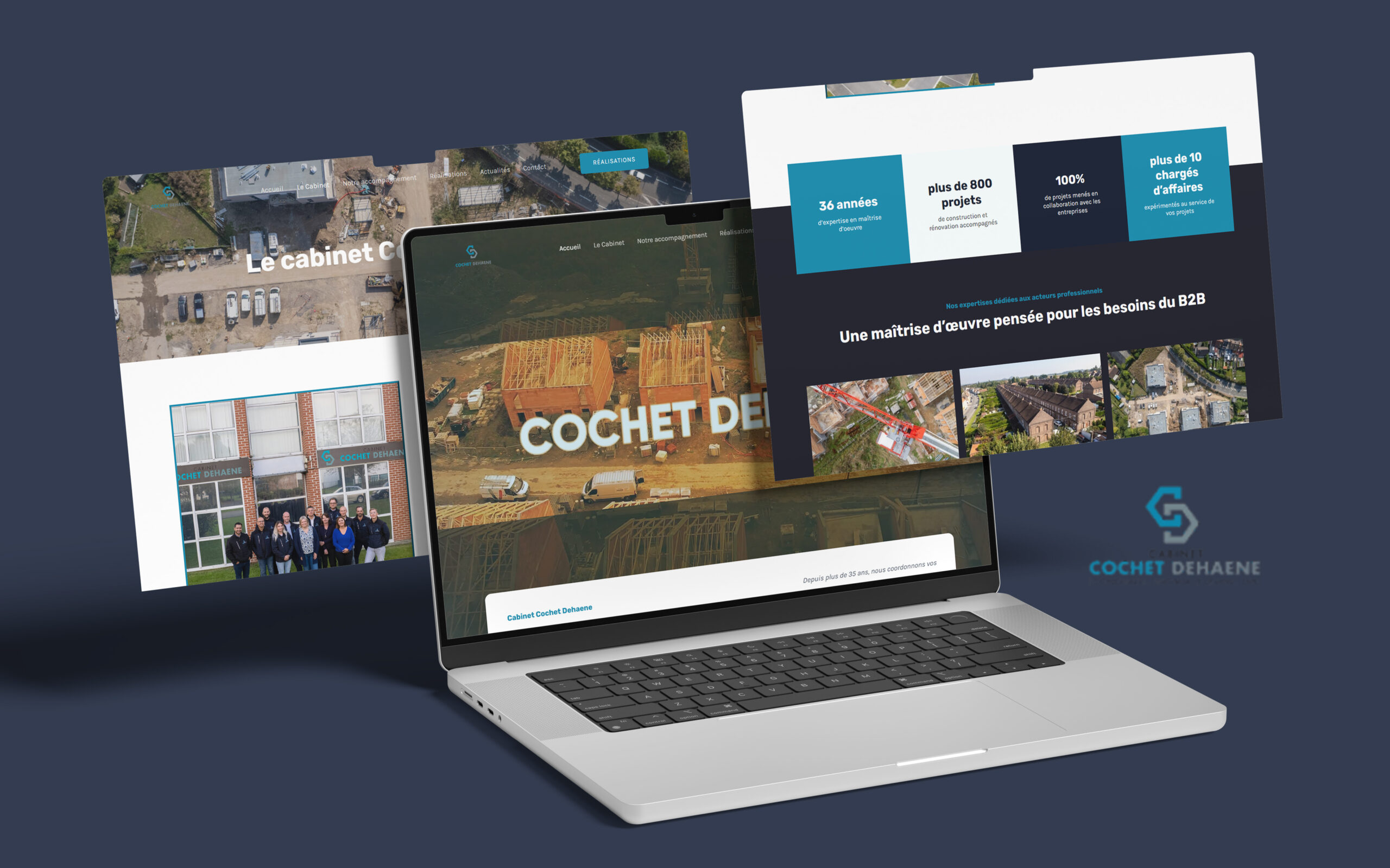 Création site web pour maître d'œuvre Hauts-de-France – Comberry
