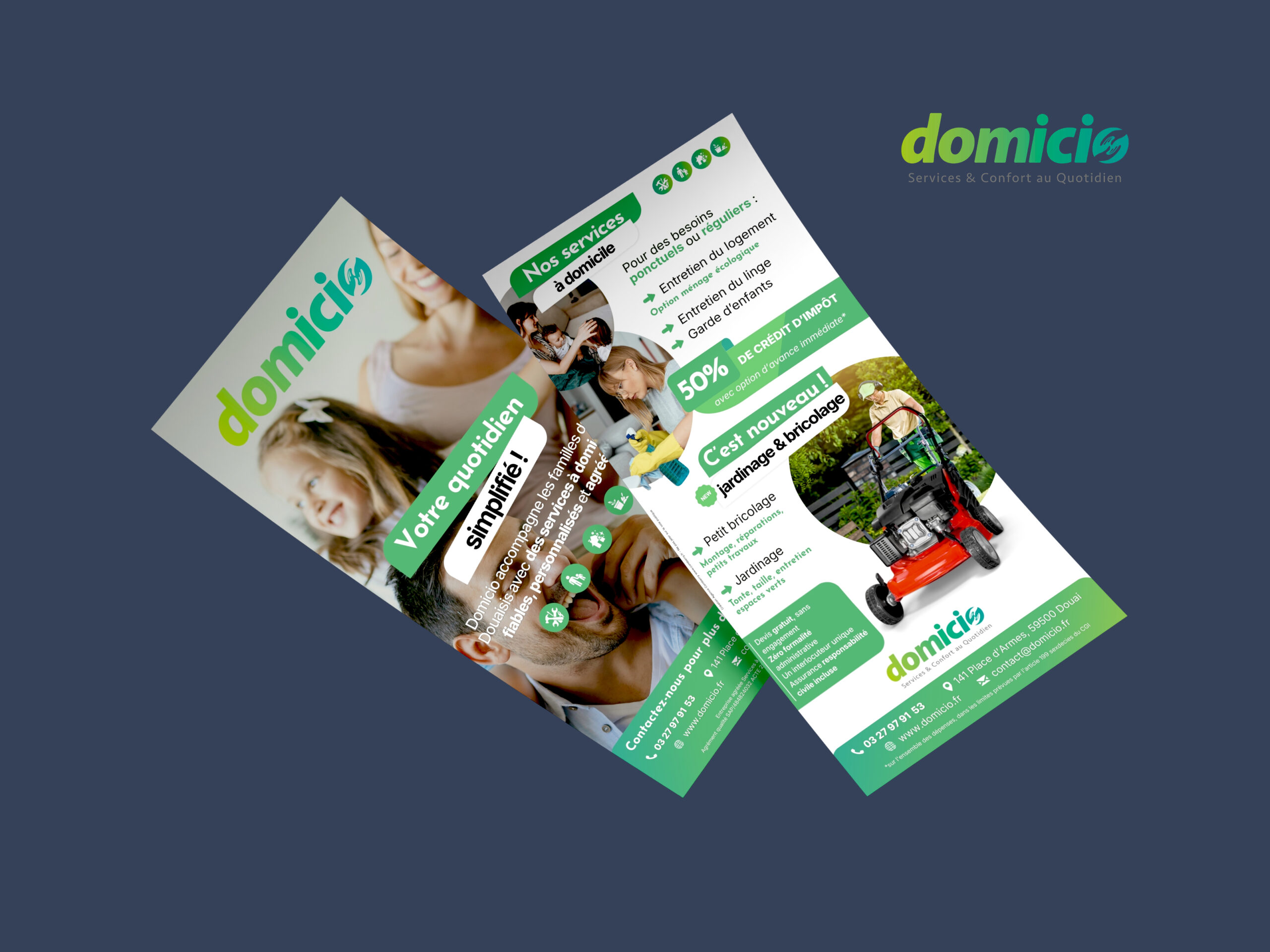 Flyers DL, création de flyer DL pour une entreprise à Douai