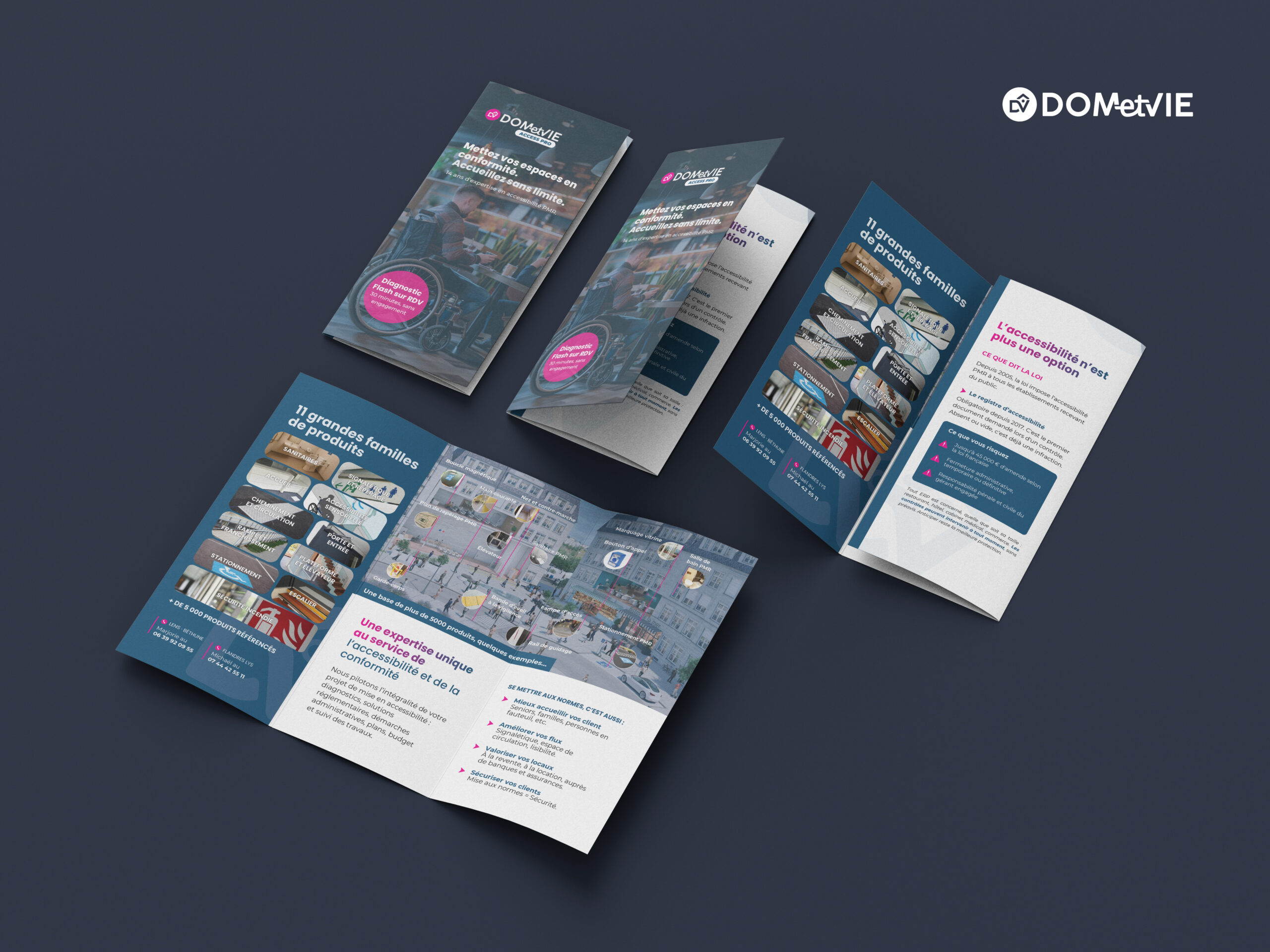 Flyers DL 3 volet pour entreprise